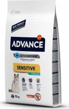 Advance Сухой корм для кошек Sterilized Sensitive, для стерилизованных, лосось, 10кг