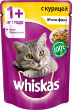 Cesar Влажный корм для кошек Whiskas мини-филе с курицей 85 г Cesar Влажный корм для кошек Whiskas мини-филе с курицей 85 г