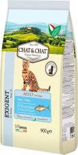 Сухой корм Chat&chat Корм для кошек Expert Premium тунец с горохом сух. 900г