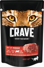 Консервы Crave влажный корм для взрослых кошек с говядиной (70 гр)