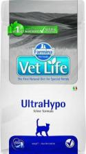 Сухой корм Farmina Vet Life UltraHypo корм для кошек при пищевой аллергии или пищевая непереносимость