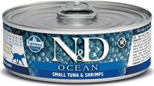 Farmina Влажный корм для кошек N & D Ocean Tuna & Shrimp с тунцом и креветками 0,08 кг – фото 4