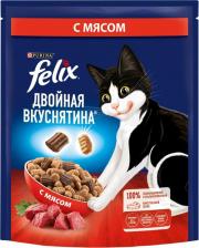 Сухой корм Felix Сухой корм для кошек Двойное удовольствие с мясом, 10 кг