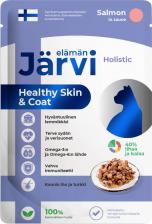 Консервы Jarvi пауч для кошек для красивой шерсти и здоровой кожи с лососем