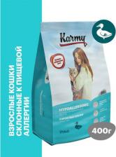 Сухой корм Karmy Корм сухой для кошек "Гипоаллергенный | Утка", 400 гр