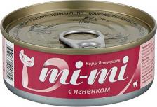 Консервы Mi-Mi Консервы Feline Nutrition с ягненком кусочки в желе для кошек 80г
