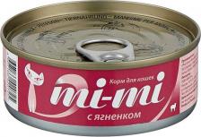 Консервы Mi-Mi Консервы Feline Nutrition с ягненком кусочки в желе для кошек 80г