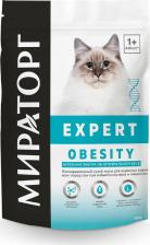Сухой корм Мираторг Expert Obesity корм для взрослых кошек, при избыточном весе и ожирении, курица 4670081572961