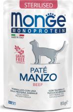 Консервы Monge Влажный корм для кошек Cat Monoprotein, для стерилизованных, говядина, 14шт, 85г