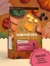 Сухой корм Now Fresh беззерновой корм для взрослых кошек со свежей форелью, лососем и овощами, Adult Grain-free Recipe, Trout, Salmon, 7.26кг