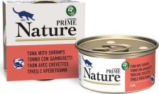 Консервы Prime Nature влажный корм для кошек, с тунцом и креветками, кусочки в желе, в консервах - 85 г повседневный супер премиум для взрослых с тунцом для всех