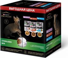 Консервы Pro Plan ® Nutri Savour® с говядиной в соусе х4, с индейкой в желе х3, паштет с треской х3, 0.85 кг