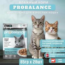 Консервы ProBalance Adult Light Корм консервированный для малоактивных и склонных к избыточному вес