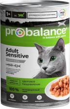 Консервы ProBalance Консервированный корм для кошек для улучшение пищеварения, 415 г