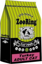 Сухой корм ZooRing Adult Cat Turkey сухой корм для взрослых кошек всех пород для кожи и шерсти с индейкой - 350 г