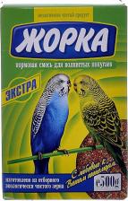 Корм для птиц Жорка Кормовая смесь Экстра для волнистых попугаев 500г (коробка)