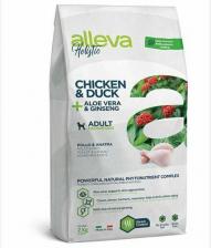 Корм для собак 1 All Systems Корм сухой ALLEVA HOLISTIC DOG Adult Chicken & Duck Medium для взрослых собак с курицей и уткой, алое вера и женьшенем 2кг 2301