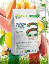 Корм для собак Alleva Беззерновой полнорационный корм для взрослых собак средних пород. Курица 2 кг. х 2 шт