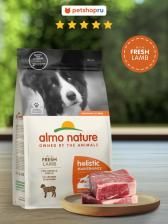 Корм для собак Almo Nature Сухой корм для собак Holistic Medium, рис, ягненок, 2кг