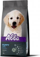 Корм для собак Авва Premium Puppy Large сухой корм для щенков крупных пород, с курицей, 12 кг