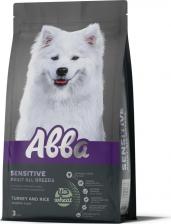 Корм для собак Авва Sensitive Adult All Breeds Сухой корм для собак с чувствительным пищеварением, c индейкой и рисом, 3 кг