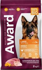 Корм для собак Award Корм для собак для крупных пород, курица с индейкой с добавлением тыквы и шиповника сух. 2кг
