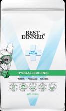 Корм для собак Best Dinner полнорационный диетический сухой корм при пищевой аллергии и непереносимости у взрослых собак всех пород Hypoallergenic