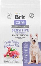 Корм для собак Brit Сухой корм для собак всех пород Dog Adult Sensitive Healthy Digestion, чувствительное пищеварение, с индейкой и ягненком 3 кг