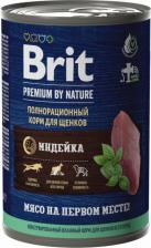 Корм для собак Brit Влажный корм для щенков by Nature с индейкой 410г (упаковка 6 шт.)