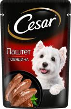 Корм для собак Cesar Влажный корм для собак Паштет с говядиной, 80 г