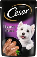 Корм для собак Cesar Влажный корм для собак Паштет с ягненком, 80 г