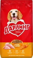 Корм для собак Darling сухой корм для собак, с птицей и овощами - 2 кг
