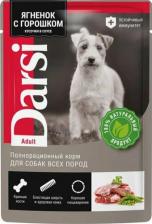 Корм для собак Darsi Корм для собак ягненок с горошком, 85 г