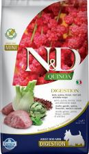 Корм для собак Farmina Корм сухой GF QUINOA DIGESTION LAMB для собак MINI ягненок и киноа для поддержки пищеварения 2,5 кг