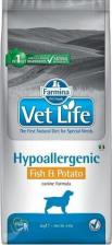 Корм для собак Farmina Сухой корм для собак Vet Life Hypoallergenic при аллергии, рыба, с картофелем 2 кг