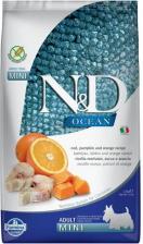 Корм для собак Farmina Сухой корм N&D Adult Dog Mini Ocean Codfish, Pumpkin & Orange треской, тыквой и апельсином для взрослых собак мелких пород 800гр