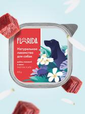 Корм для собак Florida лакомства рубец говяжий в желе, 100 г (100 г)