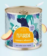 Корм для собак Florida Влажный корм курица с яблоком для собак 400 г