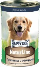 Корм для собак Happy Dog Влажный корм для собак телятина с овощами 0,4 кг