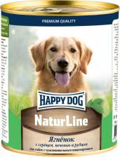 Корм для собак Happy Dog влажный корм для собак, ягненок с сердцем, печенью и рубцом (970 гр)