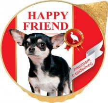 Корм для собак Happy Friend Корм для собак Паштет с индейкой конс. 125г