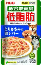 Корм для собак Inaba Влажный корм для собак Teishibo Куриное филе с куриной печенью в жел, 80 гр