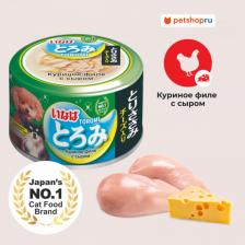 Корм для собак Inaba Влажный корм для взрослых собак Toromi с курицей и сыром, в бульоне 24 шт по 80 г