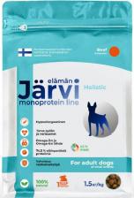 Корм для собак Jarvi сухой монопротеиновый полнорационный корм для взрослых собак мелких пород Говядина, 1,5 кг