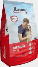 Корм для собак Karmy Сухой корм для собак Medium Adult индейка, для средних пород, 2кг