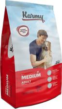 Корм для собак Karmy Сухой корм для собак средних пород Medium Adult c телятиной, 14 кг
