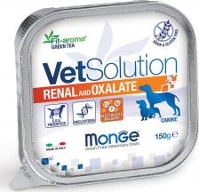 Корм для собак Monge Влажный корм для собак VetSolution Renal and Oxalate, для поддержания функции почек при хронической недостаточности 1 уп. х 24 шт. х 150 г