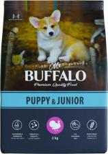 Корм для собак Mr.Buffalo PUPPY & JUNIOR 2 кг сухой корм для щенков и юниоров индейка