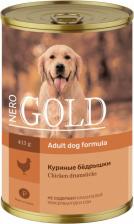Корм для собак Nero Gold Консервы для собак ADULT DOG CHICKEN DRUMSTICKS с куриными бедрышками, 415 г