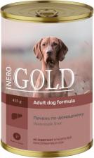 Корм для собак Nero Gold Консервы для собак ADULT DOG HOME MADE LIVER с печенью по-домашнему, 415 г